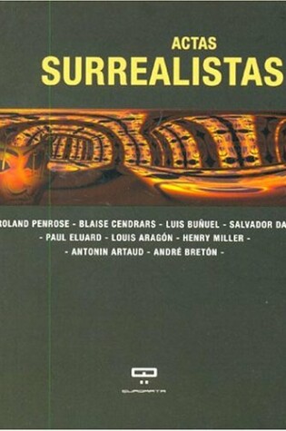Cover of Actas Surrealistas