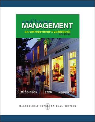 Book cover for Small Business Management: An Entrepreneur's Guidebook