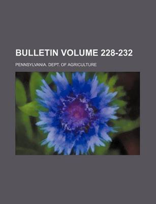 Book cover for Bulletin Volume 228-232