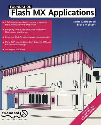 Book cover for Foundation Flash MX Applications