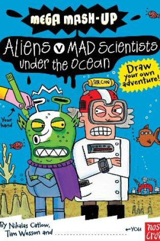 Cover of Aliens v Mad Scientists Under the Ocean