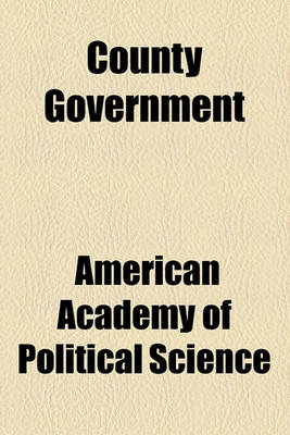 Book cover for County Government