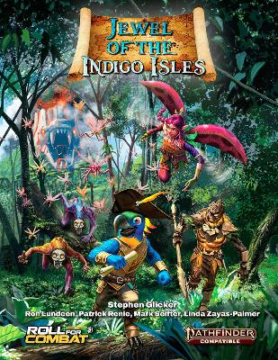 Book cover for Battlezoo Jewel of the Indigo Isles (Pathfinder 2e)