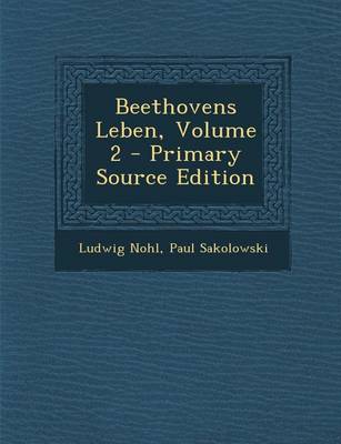 Book cover for Beethovens Leben, Volume 2