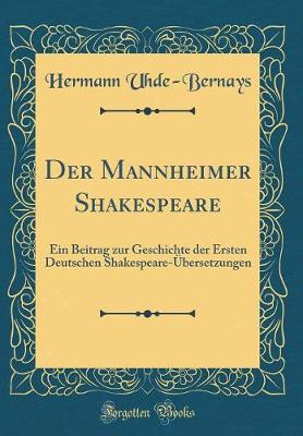 Book cover for Der Mannheimer Shakespeare