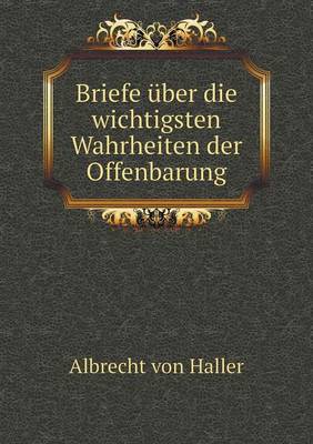 Book cover for Briefe über die wichtigsten Wahrheiten der Offenbarung