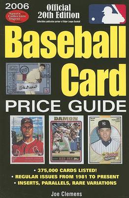 Book cover for 2006 Baseball Card Price Guide