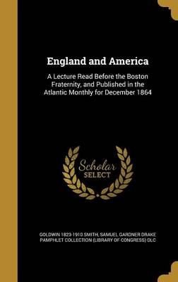 Book cover for England and America