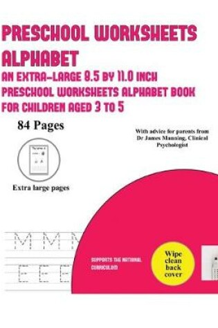 Cover of Preschool Worksheets Alphabet