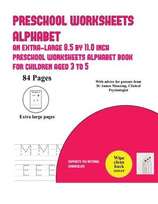 Book cover for Preschool Worksheets Alphabet