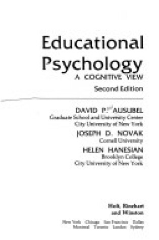 Cover of Educational Psychology