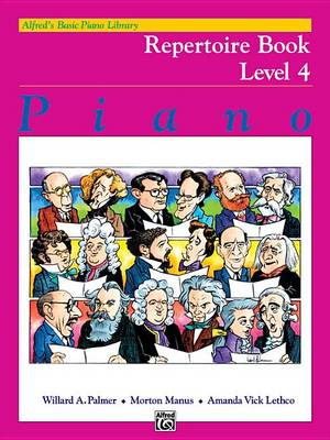 Cover of Alfreds Basic Piano Library Repertoire Book 4