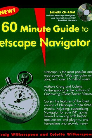 Cover of 60-minute Guide to Netscape Navigator 3