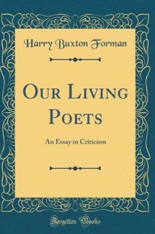Cover of Our Living Poets