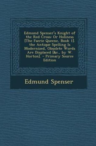 Cover of Edmund Spenser's Knight of the Red Cross