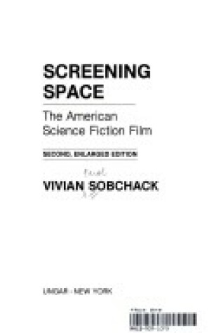 Cover of Screening Space