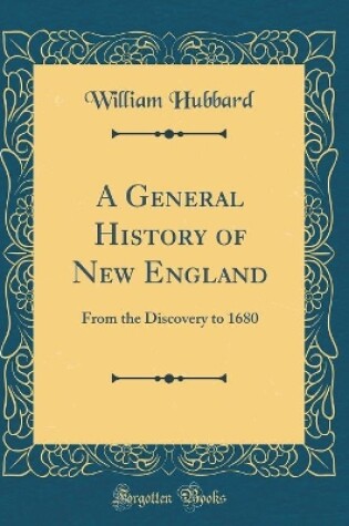 Cover of A General History of New England