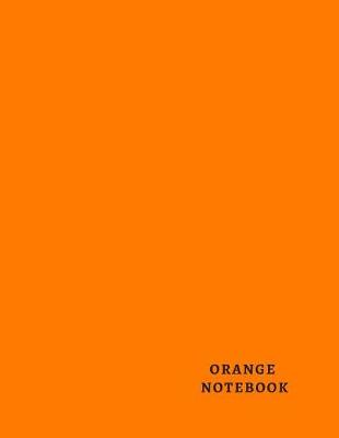 Book cover for Orange Notebook