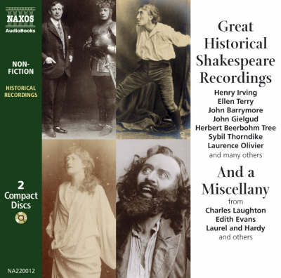 Book cover for Great Historical Shakespeare Recordings