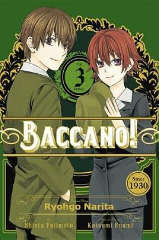 Cover of Baccano!, Vol. 3 (manga)