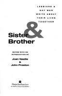 Book cover for Sister & Brother