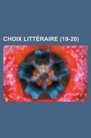 Cover of Choix Litteraire (19-20)