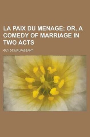 Cover of La Paix Du Menage