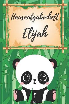 Book cover for Hausaufgabenheft Elijah