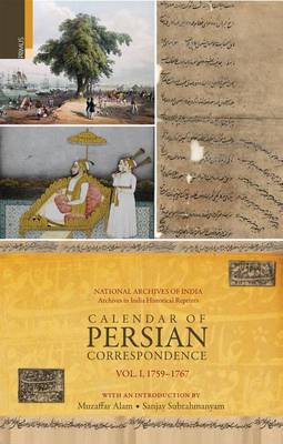 Book cover for Calendar of Persian Correspondence 1759-1767
