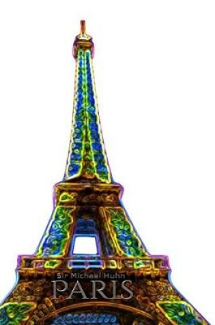 Cover of paris Eiifel tower Neon bling creative blank journal