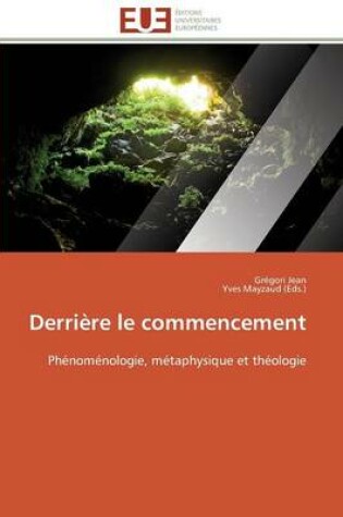 Cover of Derri re Le Commencement