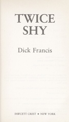 Book cover for Twice Shy