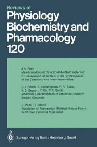 Cover of Reviews of Physiology, Biochemistry and Pharmacology 120