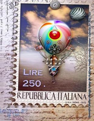 Cover of Beautiful Italian Postage Stamp At A Glance Weekly Monthly Planner Calendar