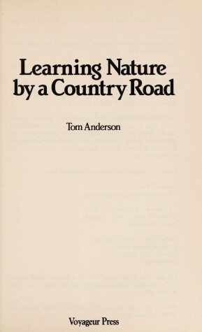 Book cover for Learning Nature by a Country Road