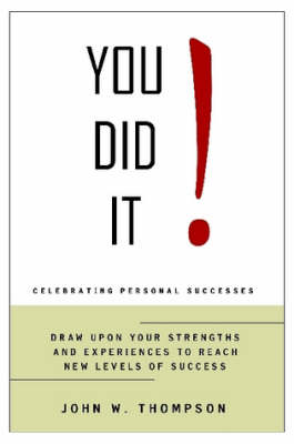 Book cover for You Did It