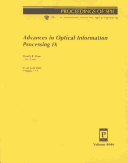 Book cover for Advances In Optical Information Processing Ix