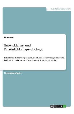 Book cover for Entwicklungs- und Persönlichkeitspsychologie