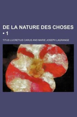 Cover of de La Nature Des Choses (1)