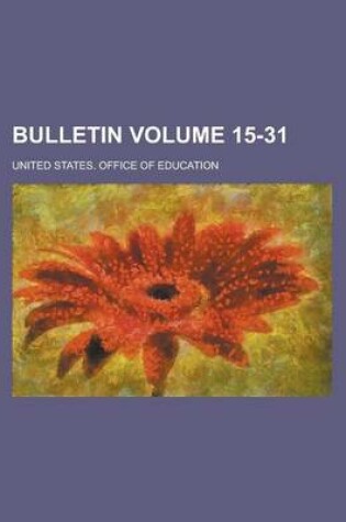 Cover of Bulletin Volume 15-31