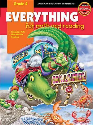 Book cover for Everything for Math and Reading, Grade 4