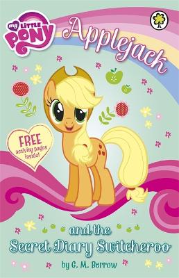 Book cover for Applejack and the Secret Diary Switcheroo