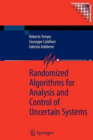 Cover of Randomized Algorithms for Analysis and Control of Uncertain Systems