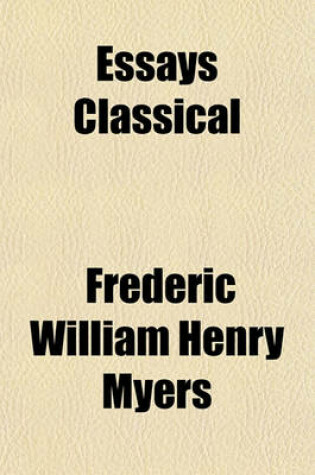 Cover of Essays Classical