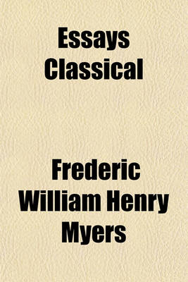 Book cover for Essays Classical