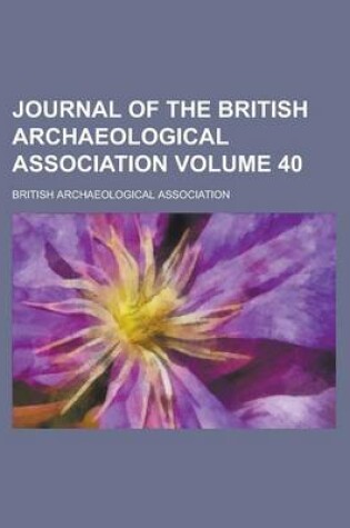 Cover of Journal of the British Archaeological Association (Volume 14)