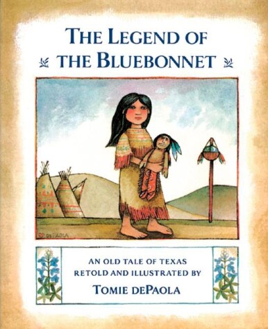 Book cover for The Legend of the Bluebonnet