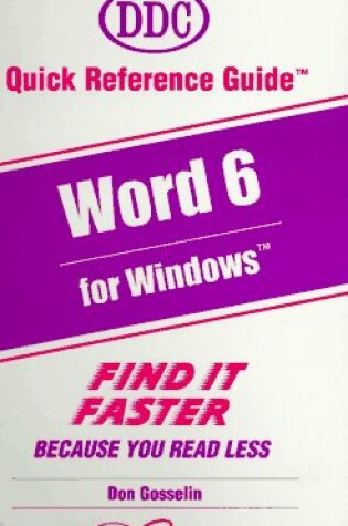 Cover of Word 6.0 Windows