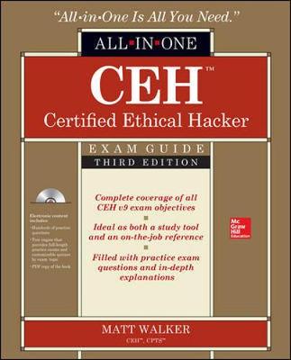 Book cover for CEH Certified Ethical Hacker All-in-One Exam Guide, Third Edition