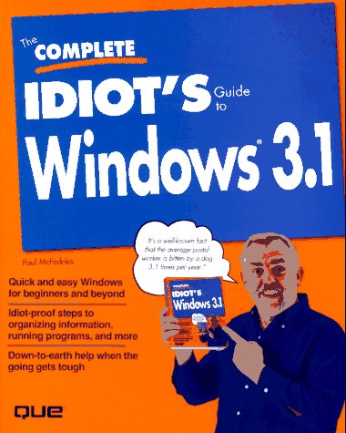 Book cover for Complete Idiot's Guide to Windows 3.1, Second Edition